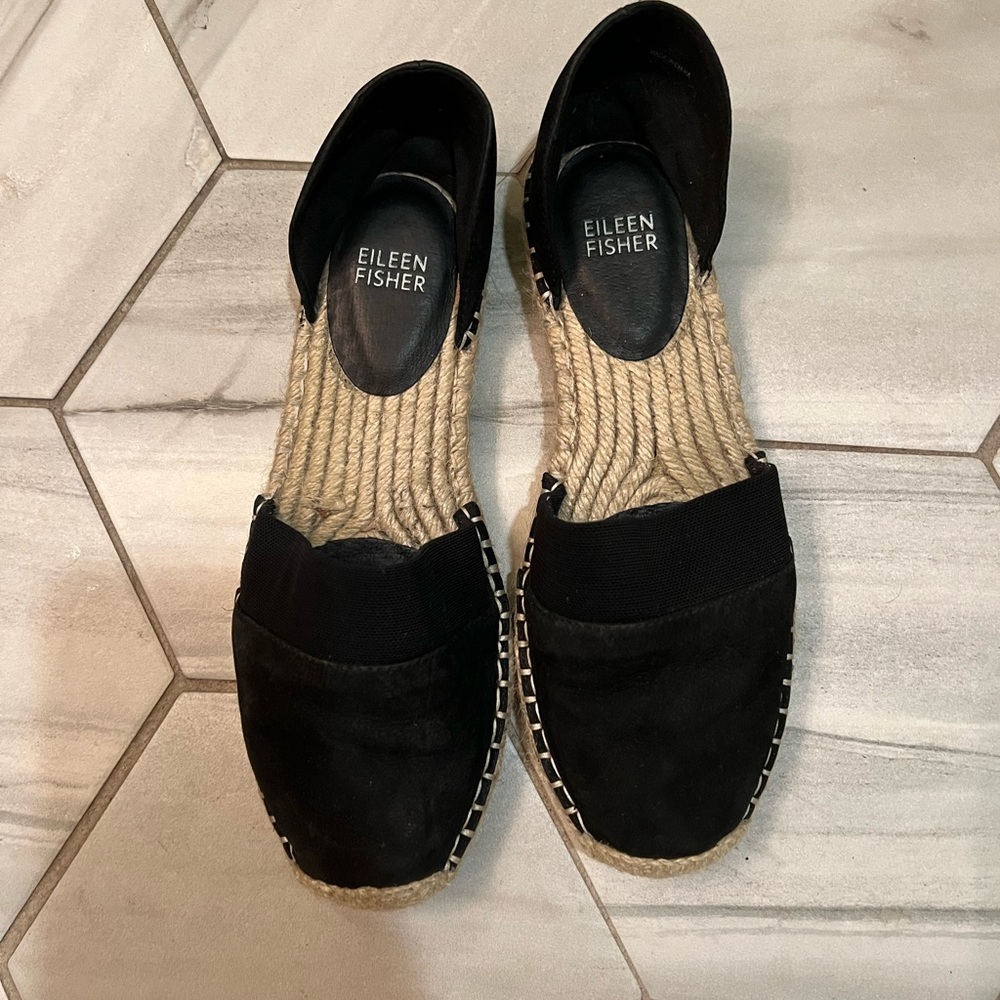 COPY - Eileen fisher black flats size 6.5